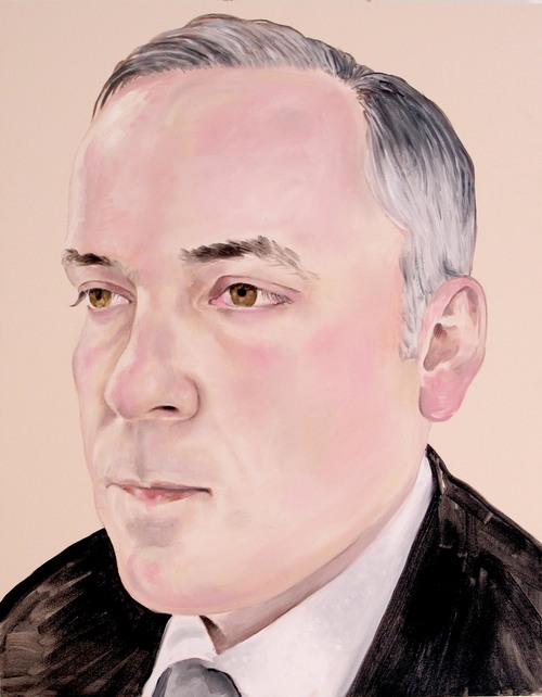 Noah Becker, Self Portrait, 2014, 24 x 30 inches, Oil on canvas